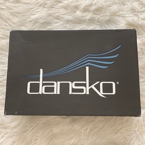 Dansko | Blue Marbled Patent Clogs - Picture 11 of 11